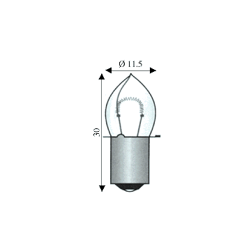 Lamp.x torce 2,4v 500ma