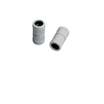 Raccordo tubo-tubo d.40 pvc grigio ip67