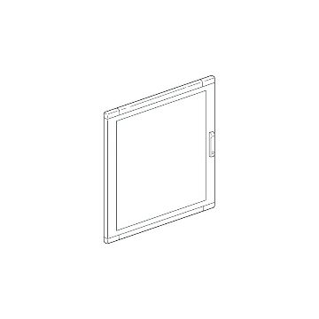 Porta in vetro per Quadri serie SDX 515x550mm