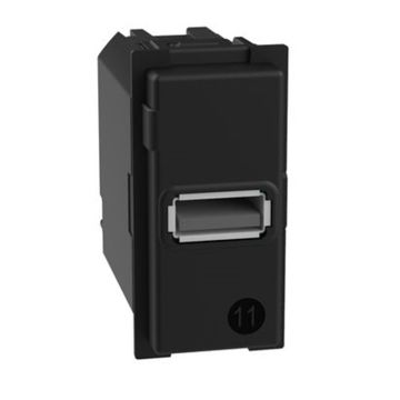 Caricatore USB c/Porta Tipo A 15W 1 Modulo BTICINO K4191A