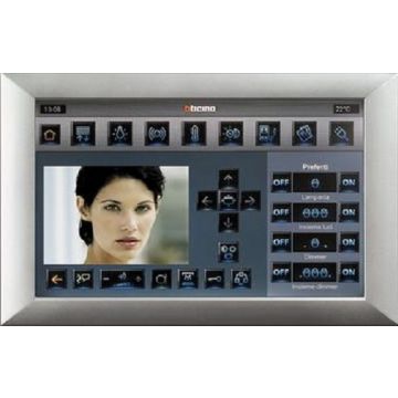Monitor touch screen Multimedia Axolute chiara schermo 10" lcd1 6/9 BTICINO HC4690