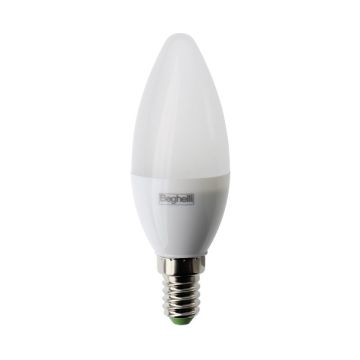 LAMPADA A LED OLIVA SAVING 7W E14 6500K BEGHELLI 56979