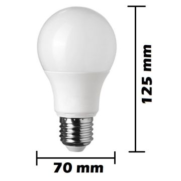 LAMPADINA LED A70 E27 BIANCO FREDDO 6000K 18W 175-265V 1440LM     