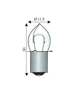 Lamp.x torce 2,4v 500ma