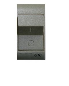 Interruttore magnetotermico 1p+n 16a 3ka grigio