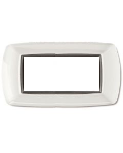 LIFE PLACCA 4 POSTI BIANCO ECL 2984WH